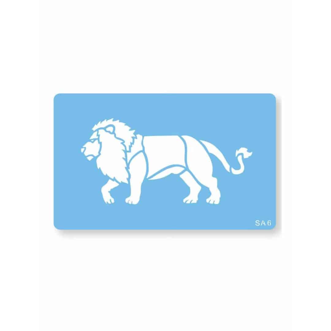 lion-stencil-for-cake