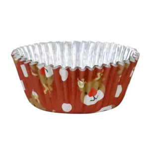 30 Reindeer cupcake cases - Christmas