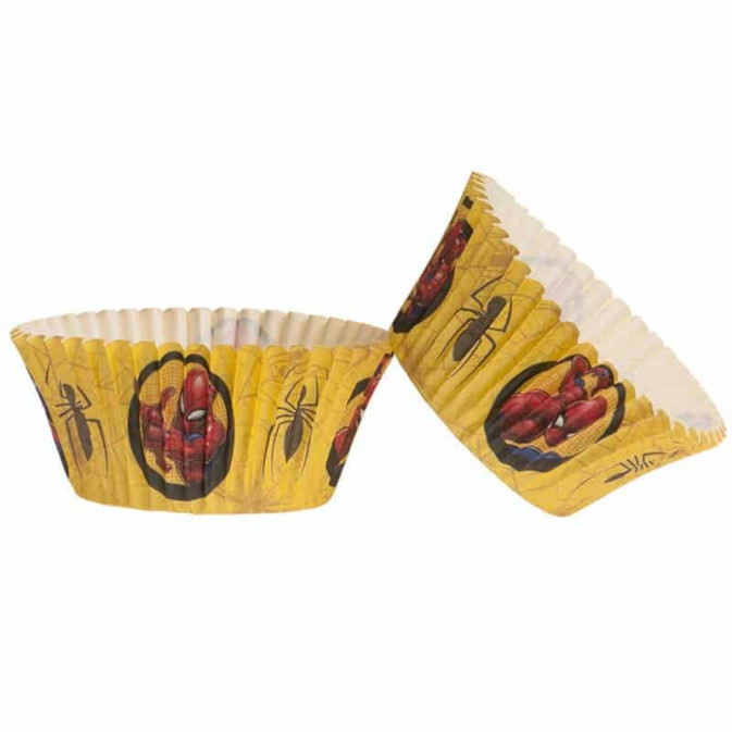 Spiderman-cupcake cases