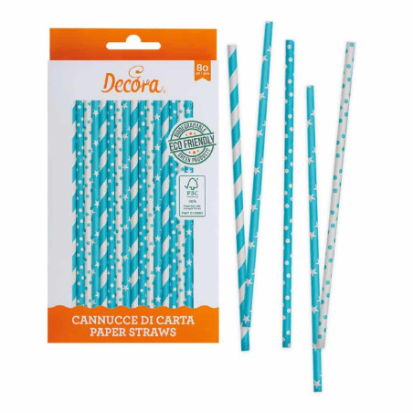 80-blue-paper-straws-sticks