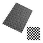 leaf-texture-checkerboard-cake-design