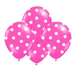 10-fuchsia-balloons-with-white-polka dots-30-cm