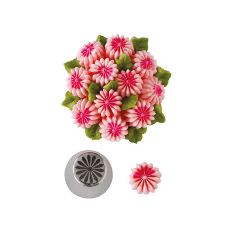 daisy-flower-pastry-nozzle-stainless steel
