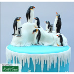penguin cake