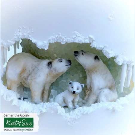 modeling-polar-bear-in-sugar-paste