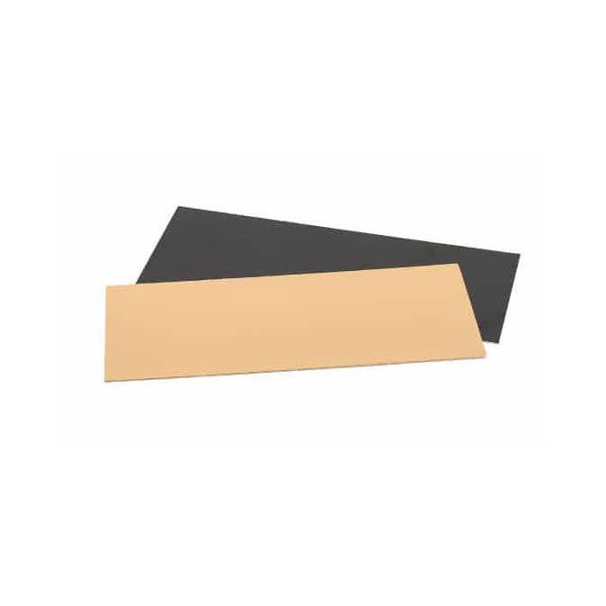 yule log cake boards black and gold