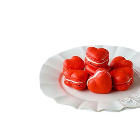 heart macaroons