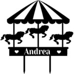 cake-topper-carousel-customizable