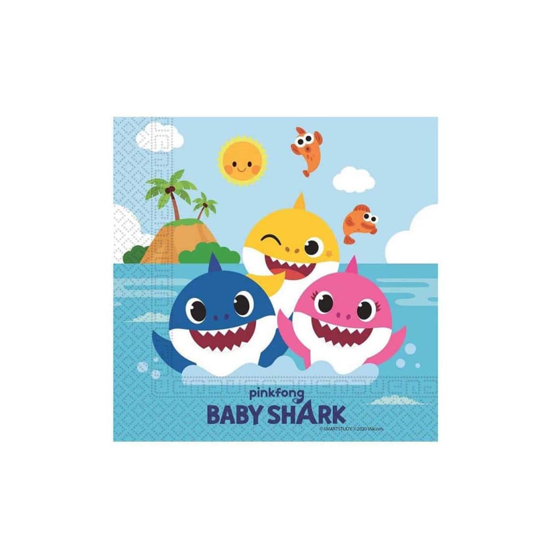 20-baby-shark-napkins