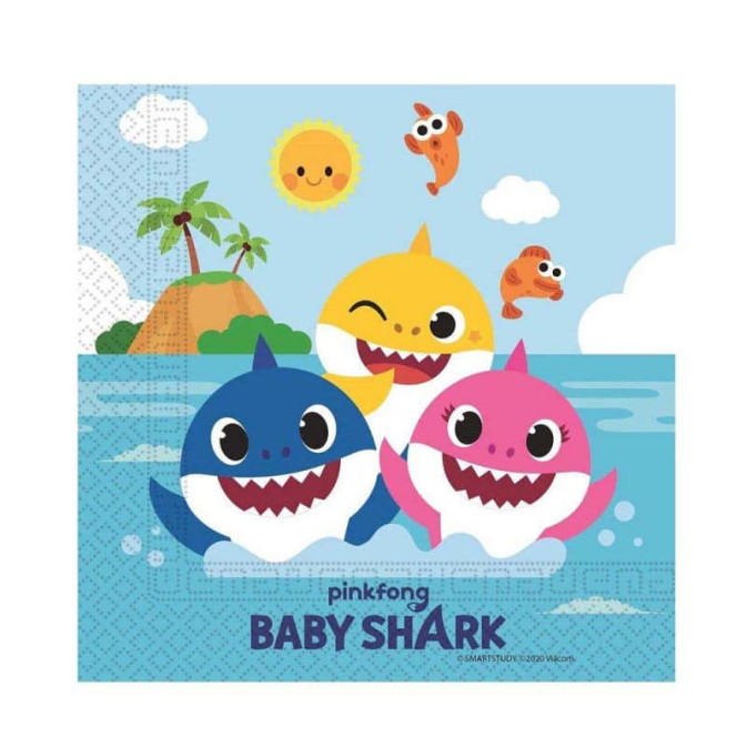 20-baby-shark-napkins