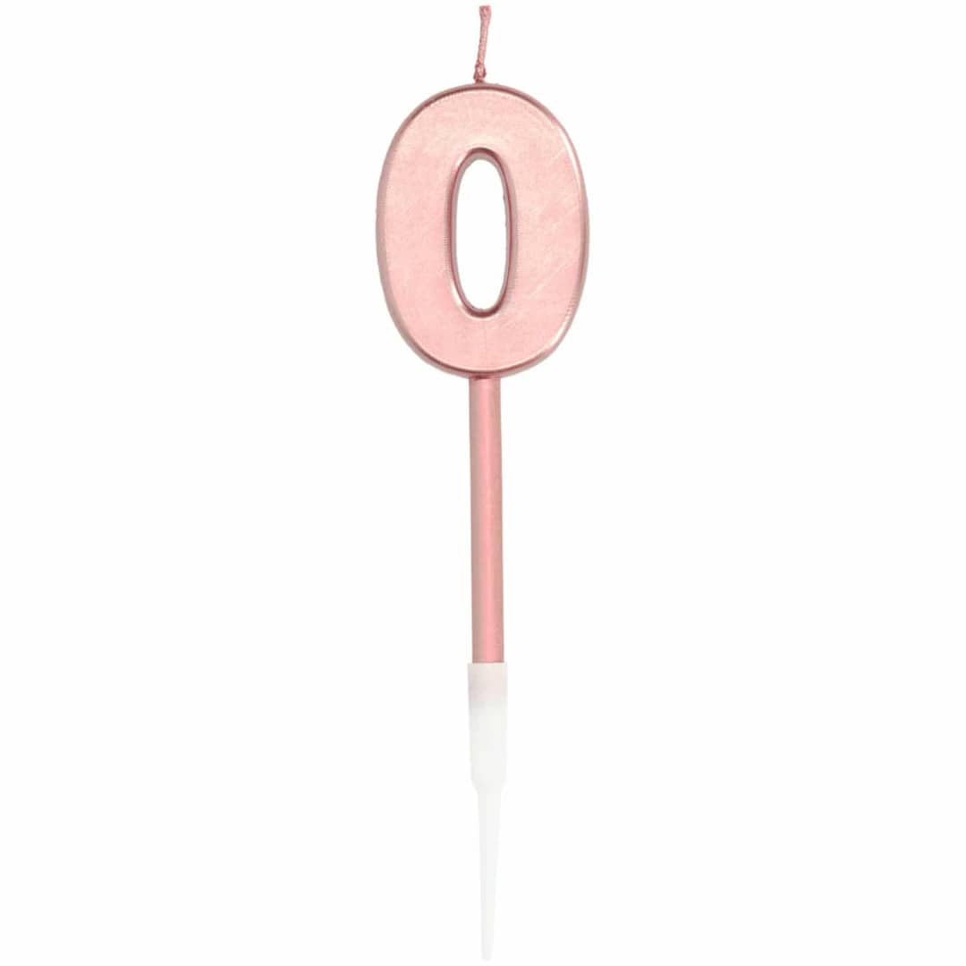 candle-number-0-rose-gold
