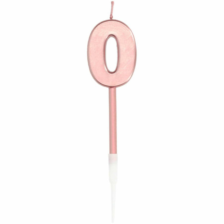 candle-number-0-rose-gold