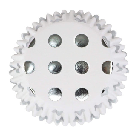 lot-30-white-cupcake-cases-silver-polka dots