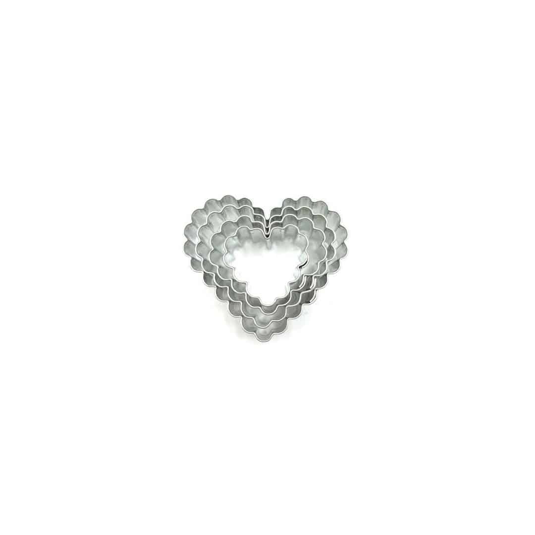 4-dented-hearts cookie cutters