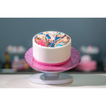 round-pink-cake-tray