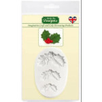 Holly leaf sugar paste modeling mold