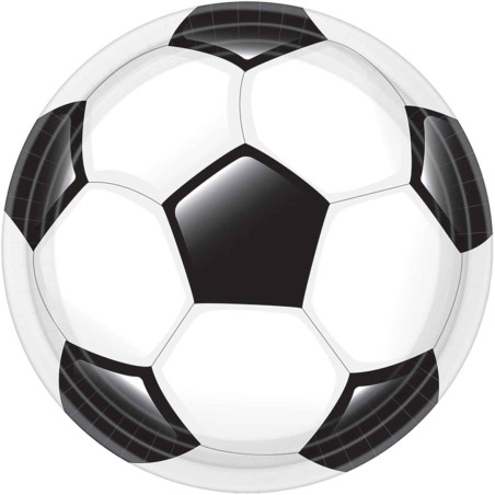 birthday football plates