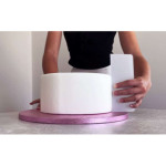acrylic-straightener-ganache-cake