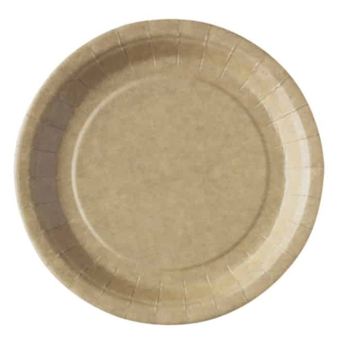 20 kraft birthday plates