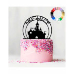 personalized princess birthday cake idea