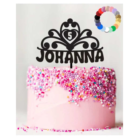 cake-with-cake-topper-tiara-to-customize