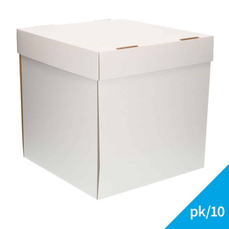 Set of 10 cake boxes 32x32x32 cm