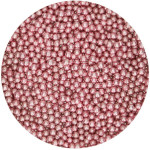 metallic pink sugar pearls - funcakes