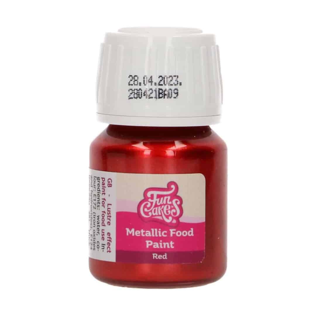 red-metallic-food-paint-