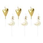 6-swan-candles-golden-hearts