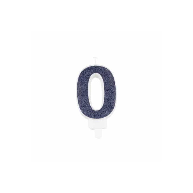candle-number-0-blue-glitter