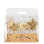 golden-star-candles