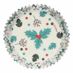 48-holly-leaf-christmas-cupcake-cases