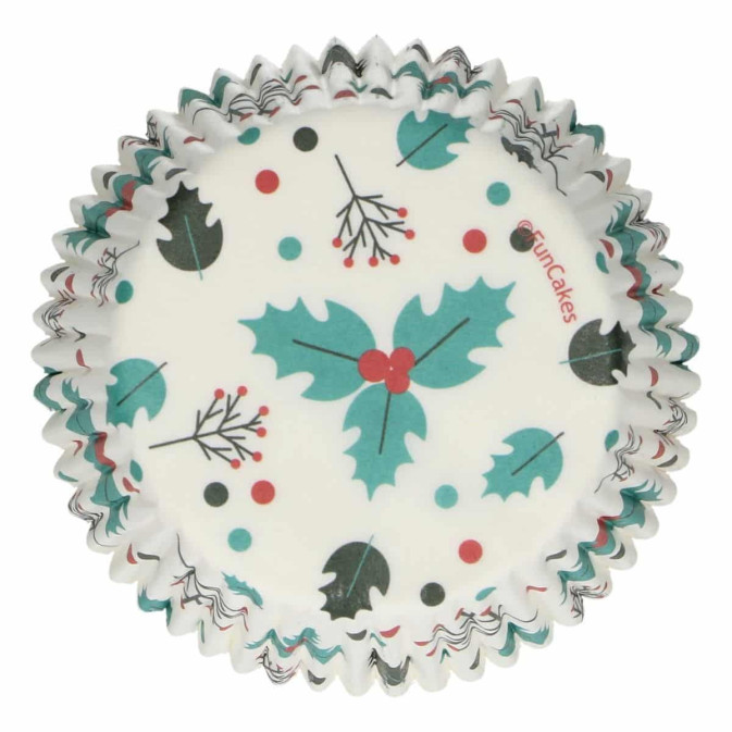 48-holly-leaf-christmas-cupcake-cases