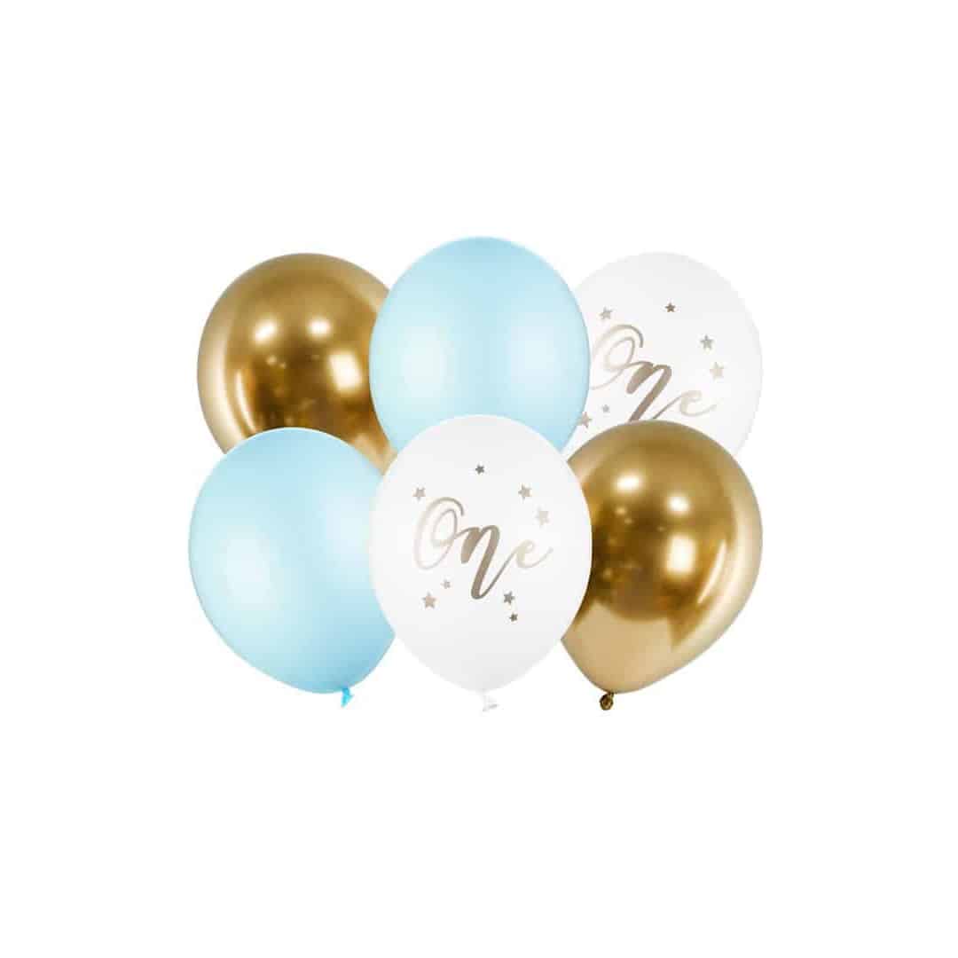 6-balloons-1-year-old-blue-pastel-white-gold