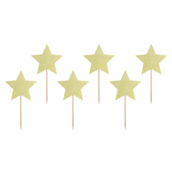 6-star-cake-toppers-for-christmas-log