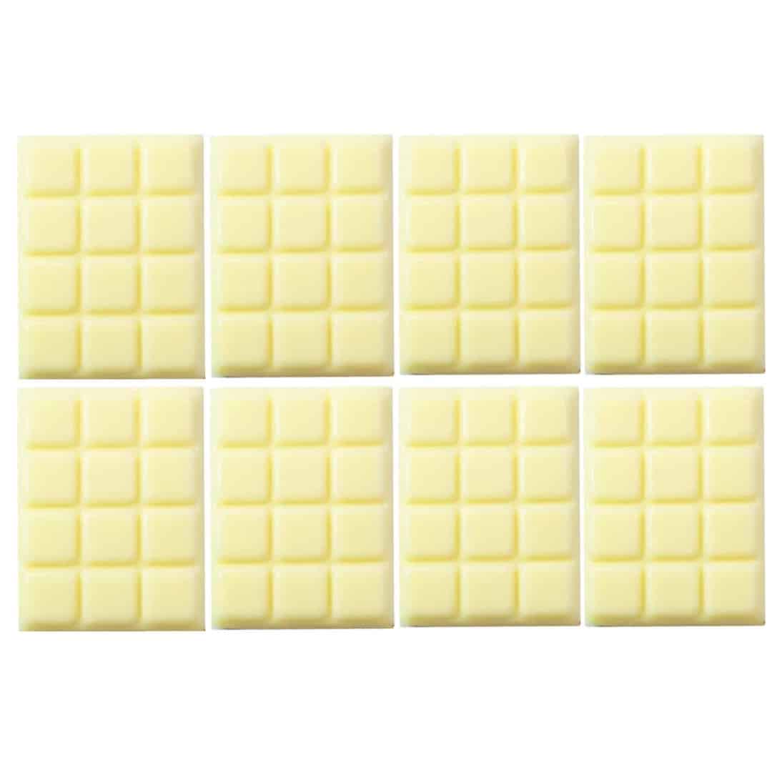 8 mini white chocolate bars