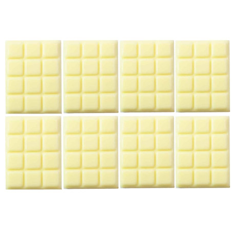8 mini white chocolate bars