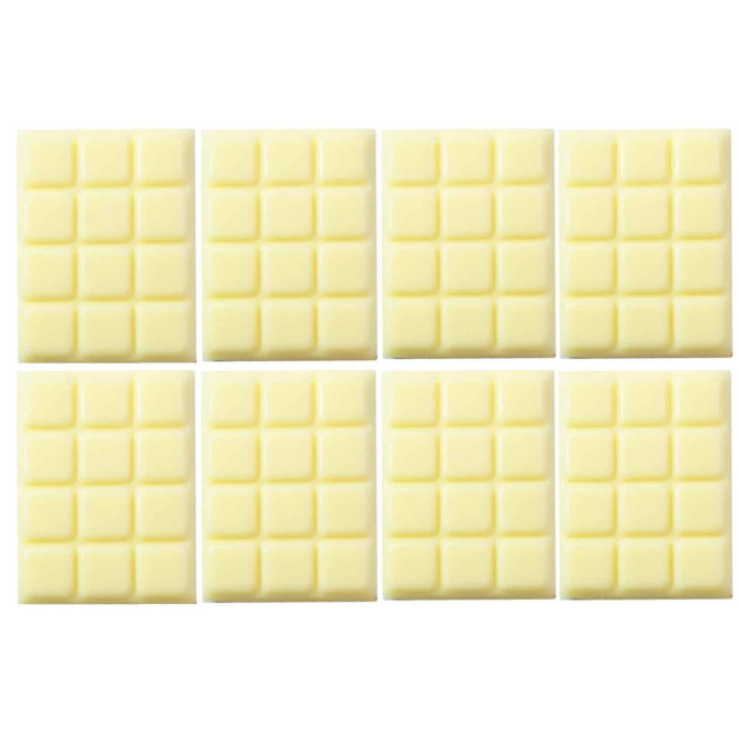 8 mini white chocolate bars