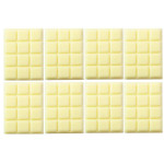 8 mini white chocolate bars