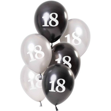 balloons-birthday-18-years-black-silver