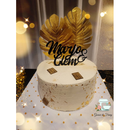 cake-topper-2-personalized-first-names-wedding-black-shiny