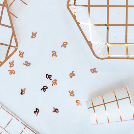 table-deco-30-years-rose-gold
