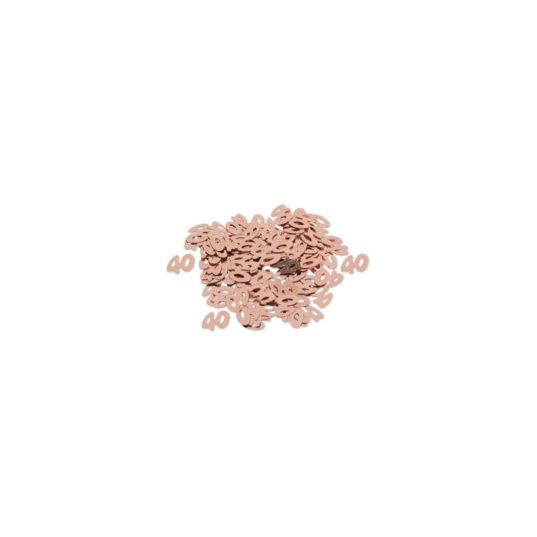 table-confetti-40-years-rose-gold