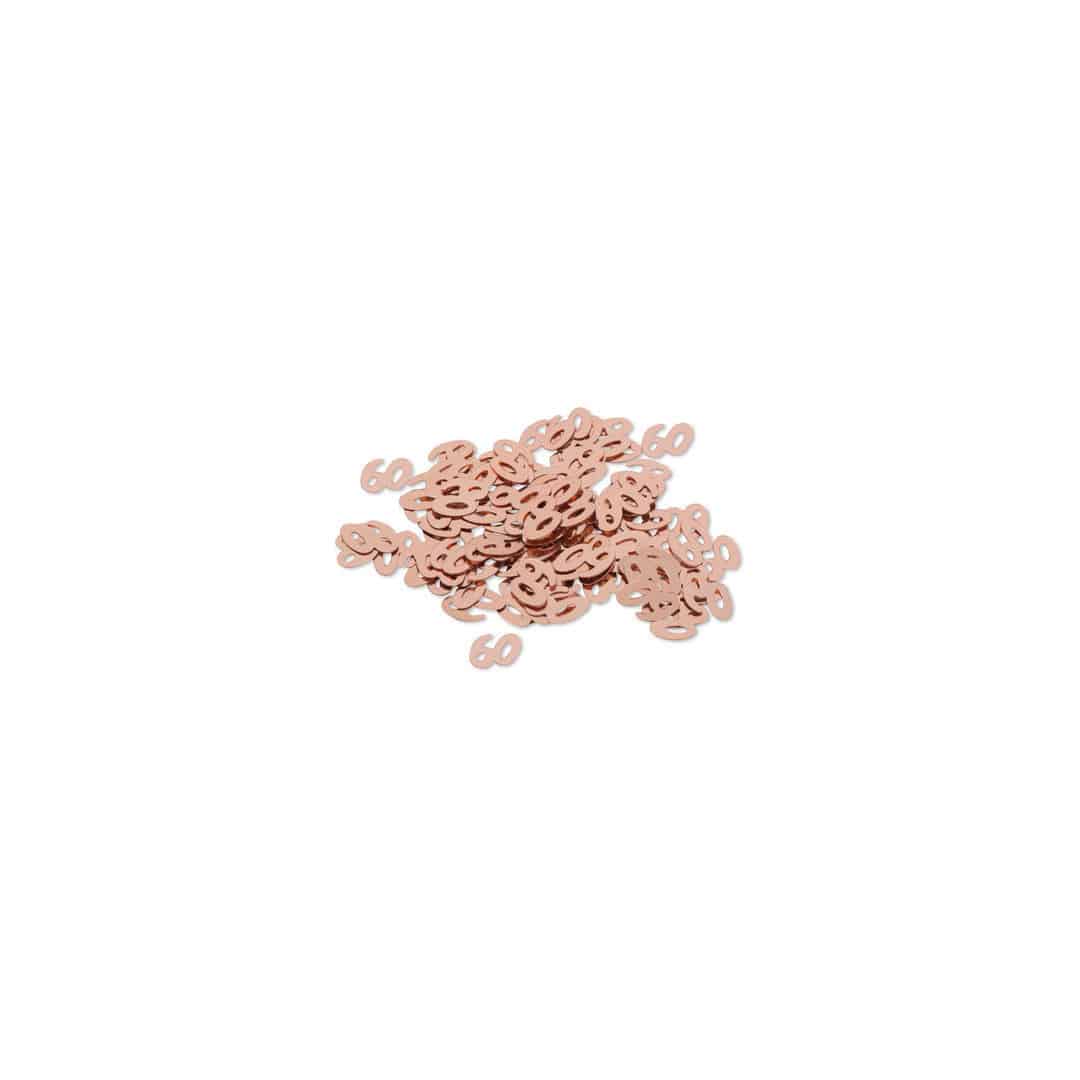 table-confetti-60-years-rose-gold