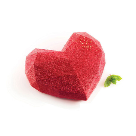 cake-mold-heart-origami-silikomart