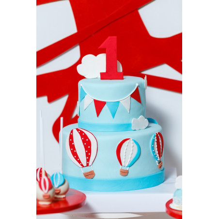 hot air balloon cake