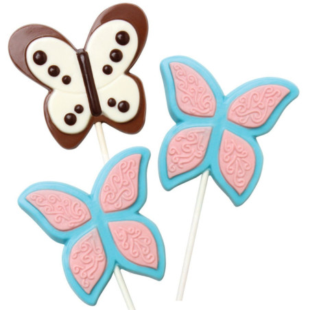 butterfly lollipops