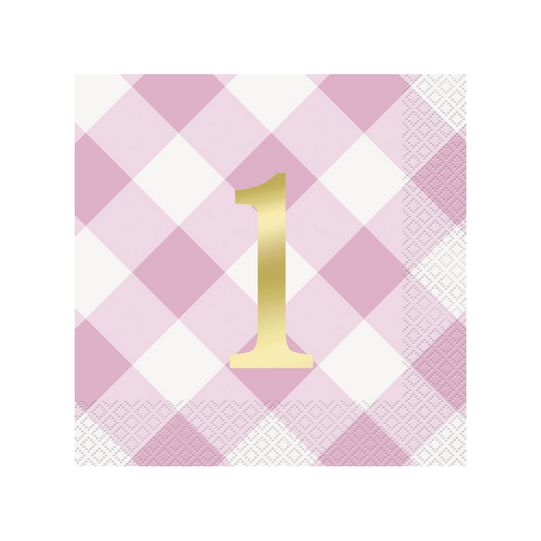 16-napkins-1st-birthday-girl