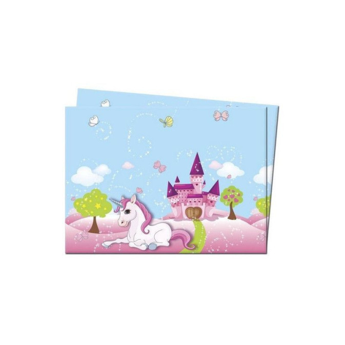 Unicorn birthday tablecloth