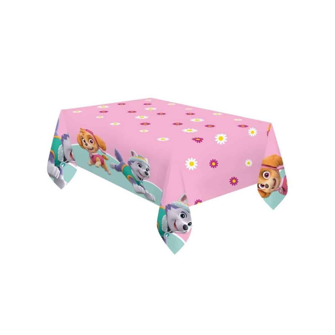 girly-paw-patrol tablecloth